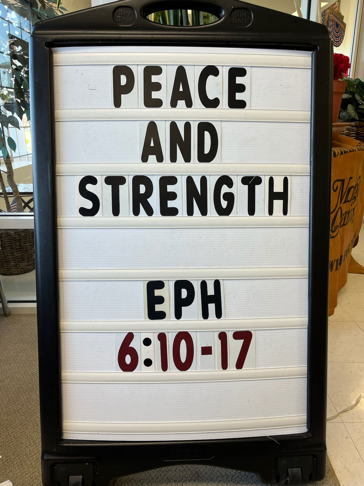 Peace and Strength